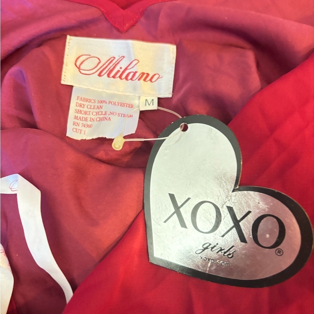 Milano Red ruffle dress - Picture 13 of 13